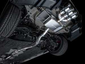 Acura Integra Performance Exhaust - Rear - AWE Tuning - Cat-Back Touring Edition - Chrome Silver - 2024+